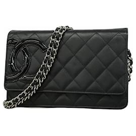 Chanel-Chanel Cambon Shoulder Wallet-Black