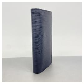 Louis Vuitton-Louis Vuitton Epi Leather Long Wallet-Navy blue