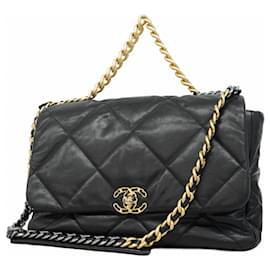 Chanel-Chanel Lambskin Handbag-Black