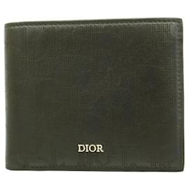 Christian Dior-Christian Dior Men's Leather Wallet-Black
