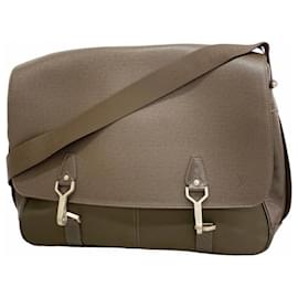 Louis Vuitton-Louis Vuitton Taiga Del Sue Shoulder Bag-Brown