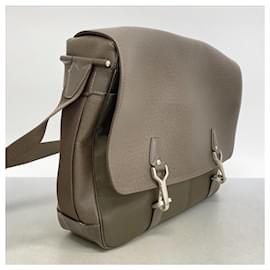 Louis Vuitton-Louis Vuitton Taiga Del Sue Shoulder Bag-Brown