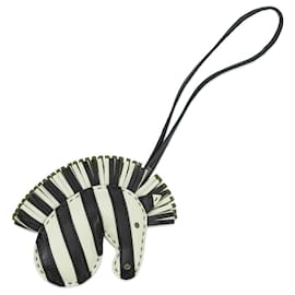 Hermès-Hermes Hermès Zebra Savannah Bag Charm-Black