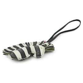 Hermès-Hermes Hermès Zebra Savannah Bag Charm-Black
