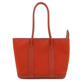 Hermès-Hermes Garden Zip PM Tote Bag-Red
