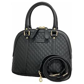 Gucci-Gucci Micro Guccissima Handbag-Black