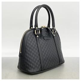 Gucci-Gucci Micro Guccissima Handbag-Black