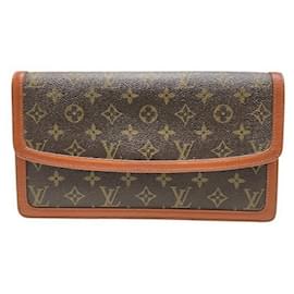 Louis Vuitton-Louis Vuitton Pochette Dame Monogram Clutch Bag-Brown