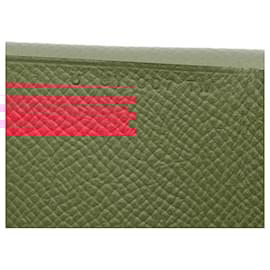 Hermès-Hermes Calvi Duo Coin Case Pink-Pink