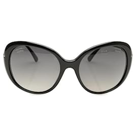 Chanel-Chanel Coco Mark Sunglasses-Black