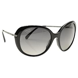 Chanel-Chanel Coco Mark Sunglasses-Black