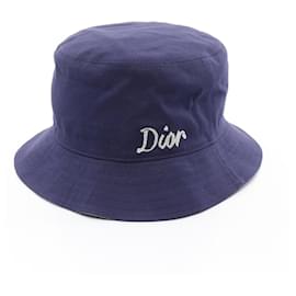 Dior-Dior Cotton Hat-Blue,Navy blue