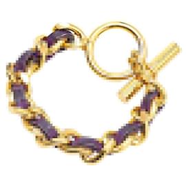 Chanel-Chanel Chain T Bar Bracelet-Golden
