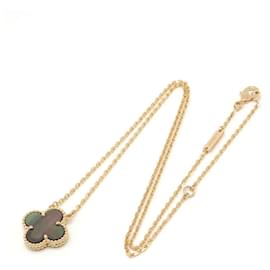 Van Cleef & Arpels-Van Cleef & Arpels 18K Pink Gold Vintage Alhambra Necklace VCARP4KK00-Grey