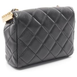 Chanel-Chanel Matelasse Lambskin Shoulder Bag-Black