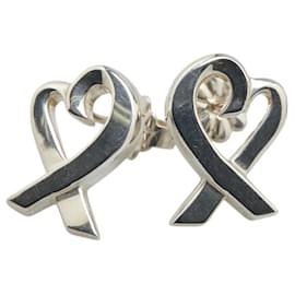 Tiffany & Co-Tiffany Loving Heart SV925 Earrings-Silvery