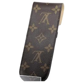Louis Vuitton-Louis Vuitton Etui Stylo Monogram Pen Case-Brown