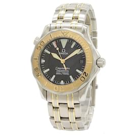 Omega-Omega Black Dial Seamaster Professional 300 Automatic Watch 2453.50-Black