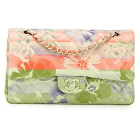 Chanel-Chanel Matelasse 25 Double Flap Lambskin Shoulder Bag-Pink,Other