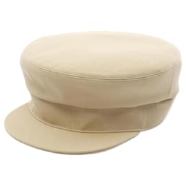 Hermès-Hermes Giulietta Seashell Cotton Cap-Beige