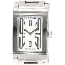 Bulgari-Bvlgari White Dial Rettangolo Watch RT45S-White