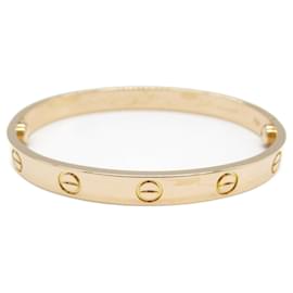 Cartier-Cartier Love Bracelet Au750 Pink Gold Bracelet Size 16-Golden