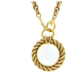 Chanel-Chanel GP Loupe Necklace Necklace-Golden