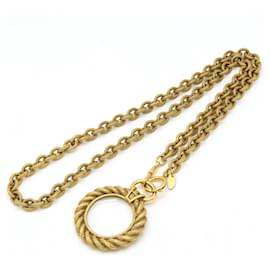 Chanel-Chanel GP Loupe Necklace Necklace-Golden