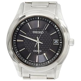 Seiko-Seiko Black Dial Dolce & Exceline Watch SADZ187-Black