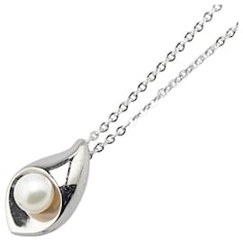 Tasaki-Tasaki Pearl Necklace-Silvery