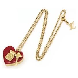 Louis Vuitton-Louis Vuitton Resin GP Lock Me Necklace M66516-Brown