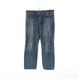 Céline Pantalones de mezclilla de algodón Celine Azul