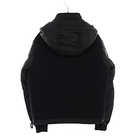 Moncler-Moncler VITOUX Wool Polyamide Down Jacket-Black