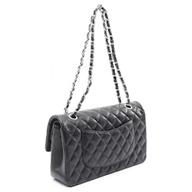 Chanel-Chanel Matelasse Lambskin Shoulder Bag-Black