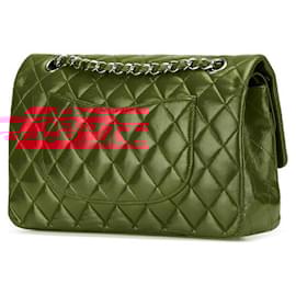 Chanel-Chanel Matelasse 25 Lambskin Shoulder Bag-Red