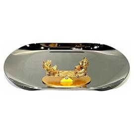 Mikimoto-Mikimoto Kuma Seesaw Jewelry Tray Tray-Silvery