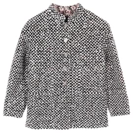 Chanel-Chanel Coco Mark Cotton Outerwear-Black,White,Multiple colors