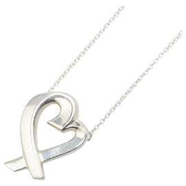 Tiffany & Co-Tiffany Loving Heart SV925 Necklace-Silvery