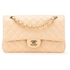 Chanel-Chanel Matelasse 25 Caviar Skin Shoulder Bag-Beige