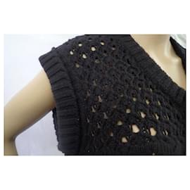 Chanel-Chanel Wool Cashmere Knit Dress P34476K01024-Black