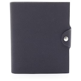 Hermès-Hermes Ulysse PM Togo Notebook Cover-Blue,Navy blue