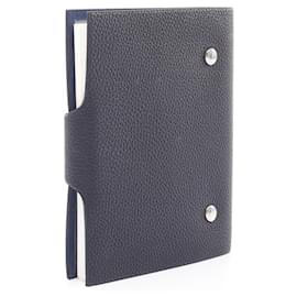 Hermès-Hermes Ulysse PM Togo Notebook Cover-Blue,Navy blue