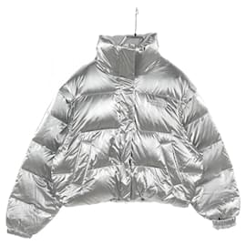 The North Face-THE NORTH FACE WHITE LABEL W'S GLOSSY DT DOWN JACKET Nylon Down Jacket-Silvery