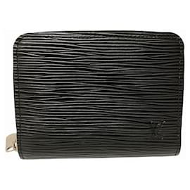 Louis Vuitton-Louis Vuitton Zippy Coin Purse Epi Wallet-Black