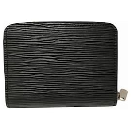 Louis Vuitton-Louis Vuitton Zippy Coin Purse Epi Wallet-Black