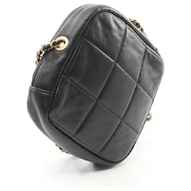 Chanel-Chanel Matelasse Lambskin Shoulder Bag-Black