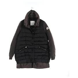 Moncler-Moncler CHALLIER Nylon Down Jacket-Black