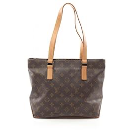 Louis Vuitton-Louis Vuitton Cabas Piano Monogram Shoulder Bag-Brown