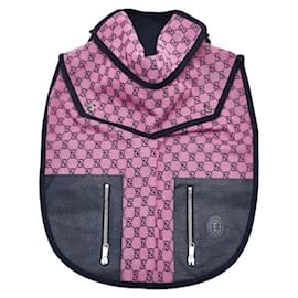 Gucci-Gucci GG Canvas Canvas Leather Pet Wear-Pink,Navy blue