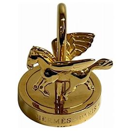 Hermès-Hermes Arnedan Pegasus Accessory-Golden
